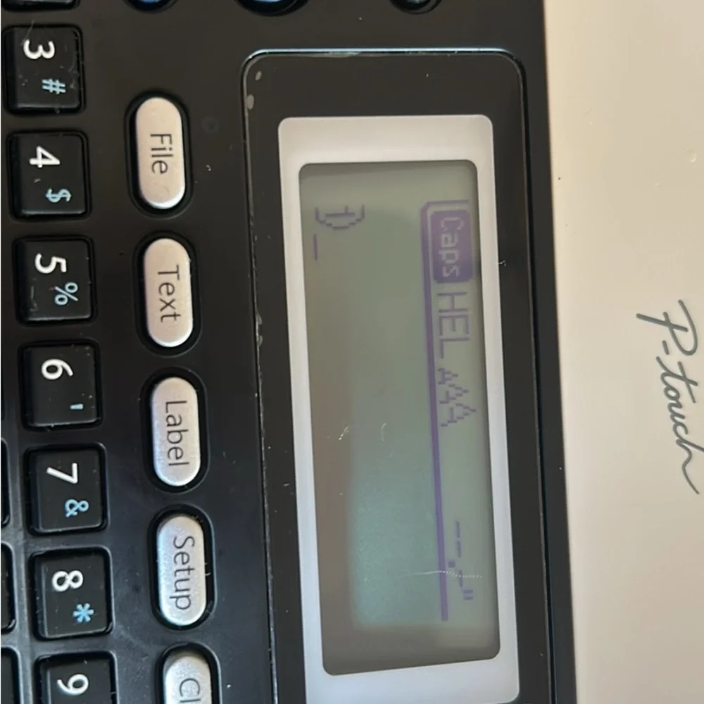 Brother P-touch Label Maker - White and Black (model PT-2030)